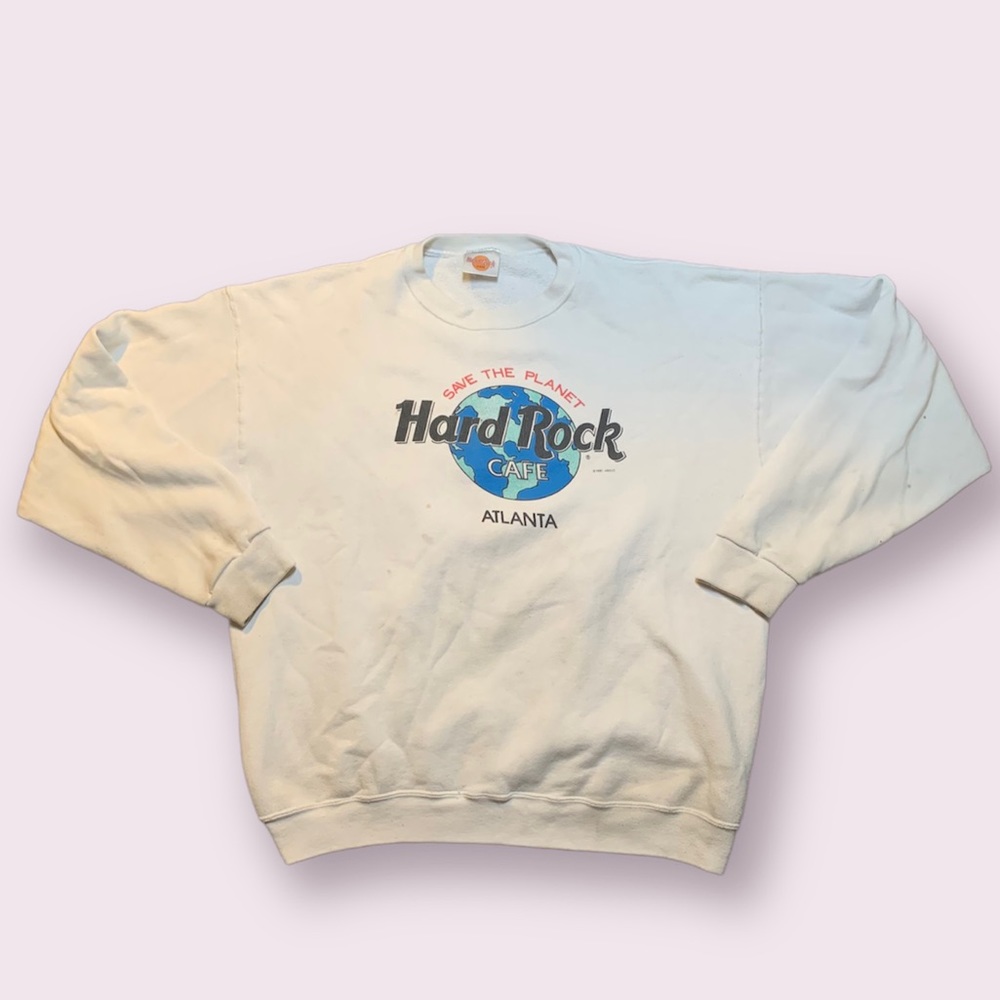 Vintage Hardrock Cafe sweater Atlanta 1991! 🥹